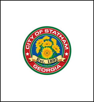 city of Statham logo
